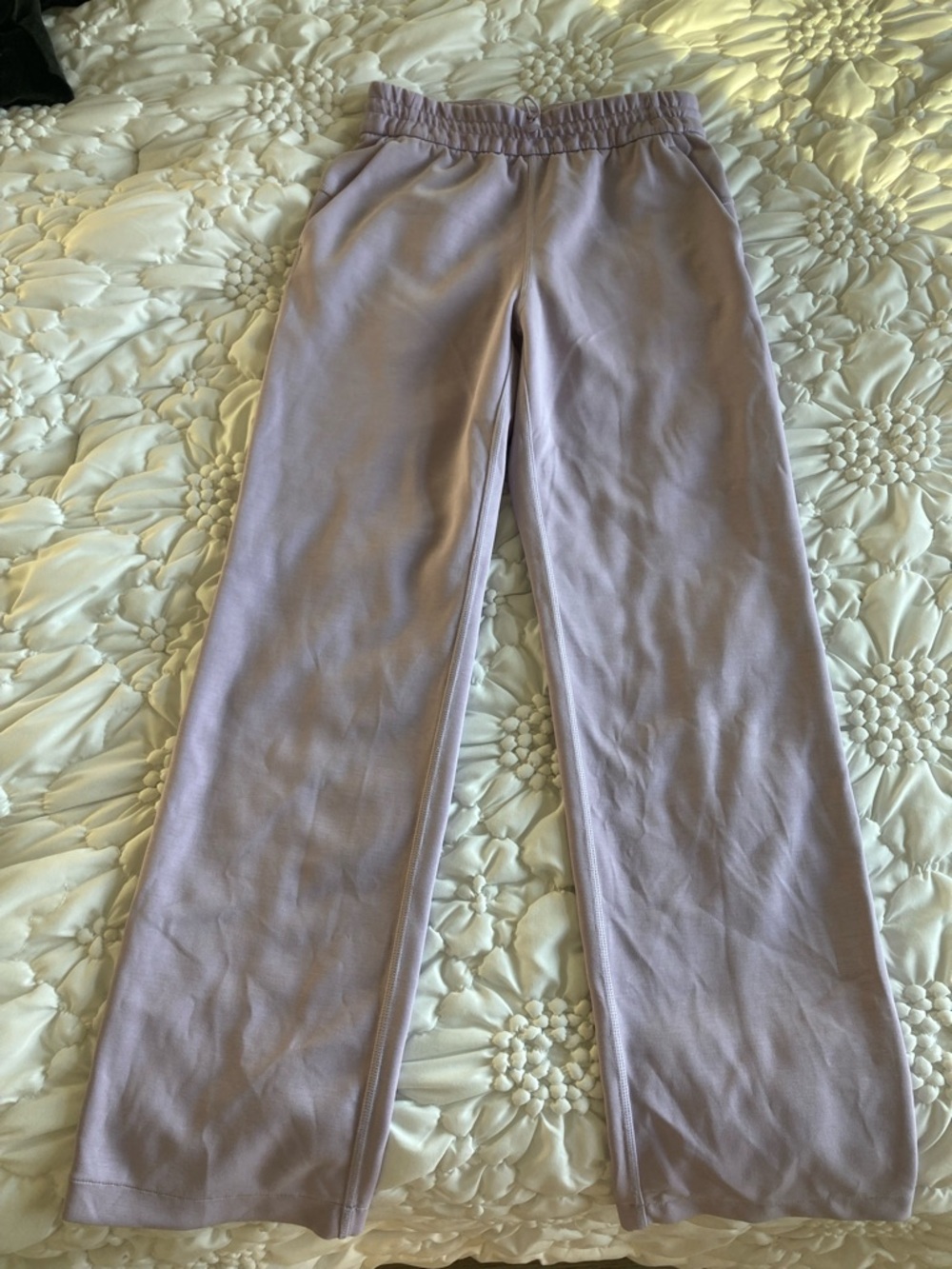 Lululemon soft stream high rise pants Lilac Wide-Leg Lounge Pants